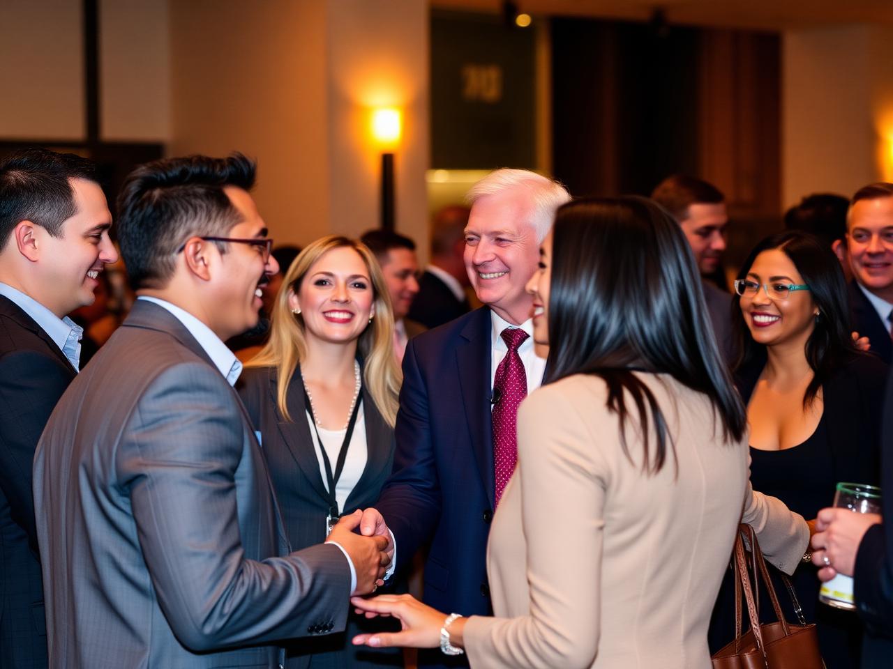 Business leaders networking at a Republican Business Network event